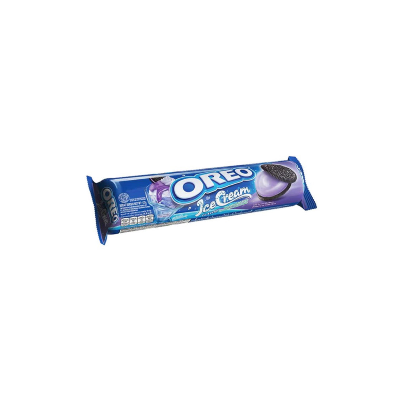 Oreo Blueberry Ice Cream Sandwich Cookies (120g) - Indonesia