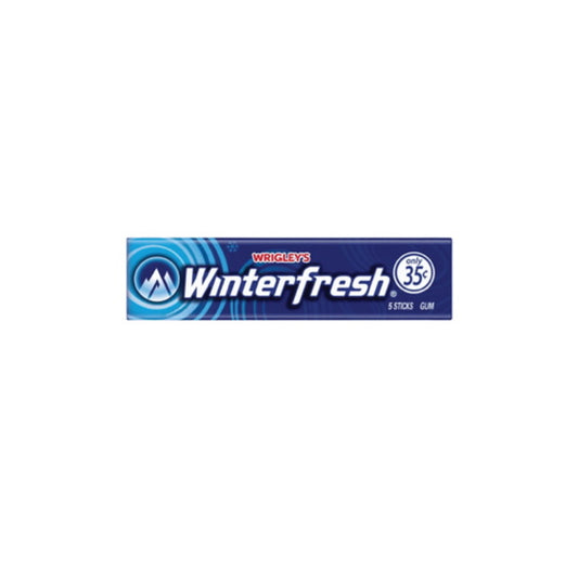 Wrigley's Winterfresh Chewing Gum 5 Sticks - America