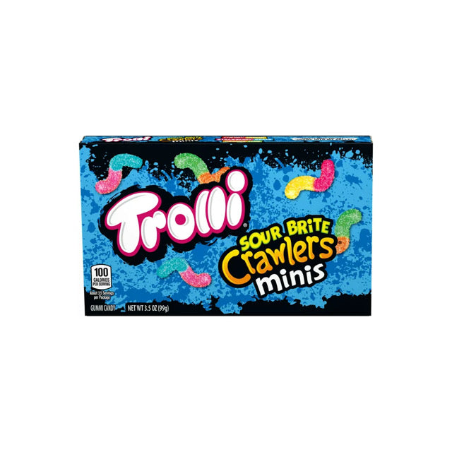 Trolli Sour Brite Original Crawlers Minis Theatre Box (99g) - America