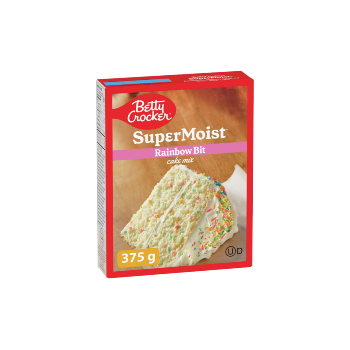Betty Crocker Super Moist Rainbow Cake Mix (375g) -Canada