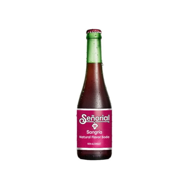 Señorial Sangria Natural Flavor Soda Glass Bottle (330ml) - Mexico