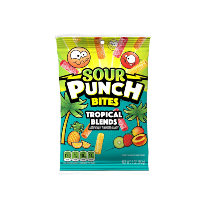 Sour Punch Tropical Blends Bites Peg Bag (142g) - America