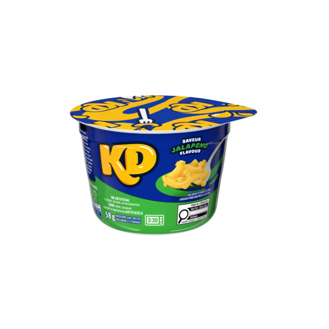 Kraft Dinner Macaroni & Cheese Jalapeno Snack Cup (58g) - Canada