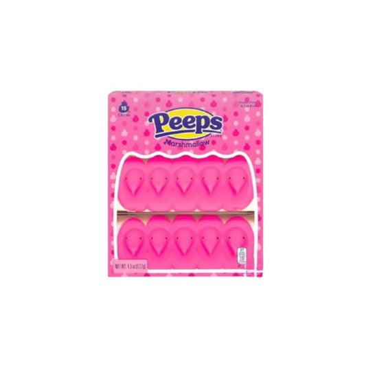 Peeps Marshmallow Chicks Pink 15pk (127g) - America