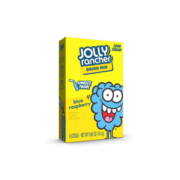 Jolly Rancher Singles To Go Blue Raspberry Drink Mix 6-Pack (18.4g) - America