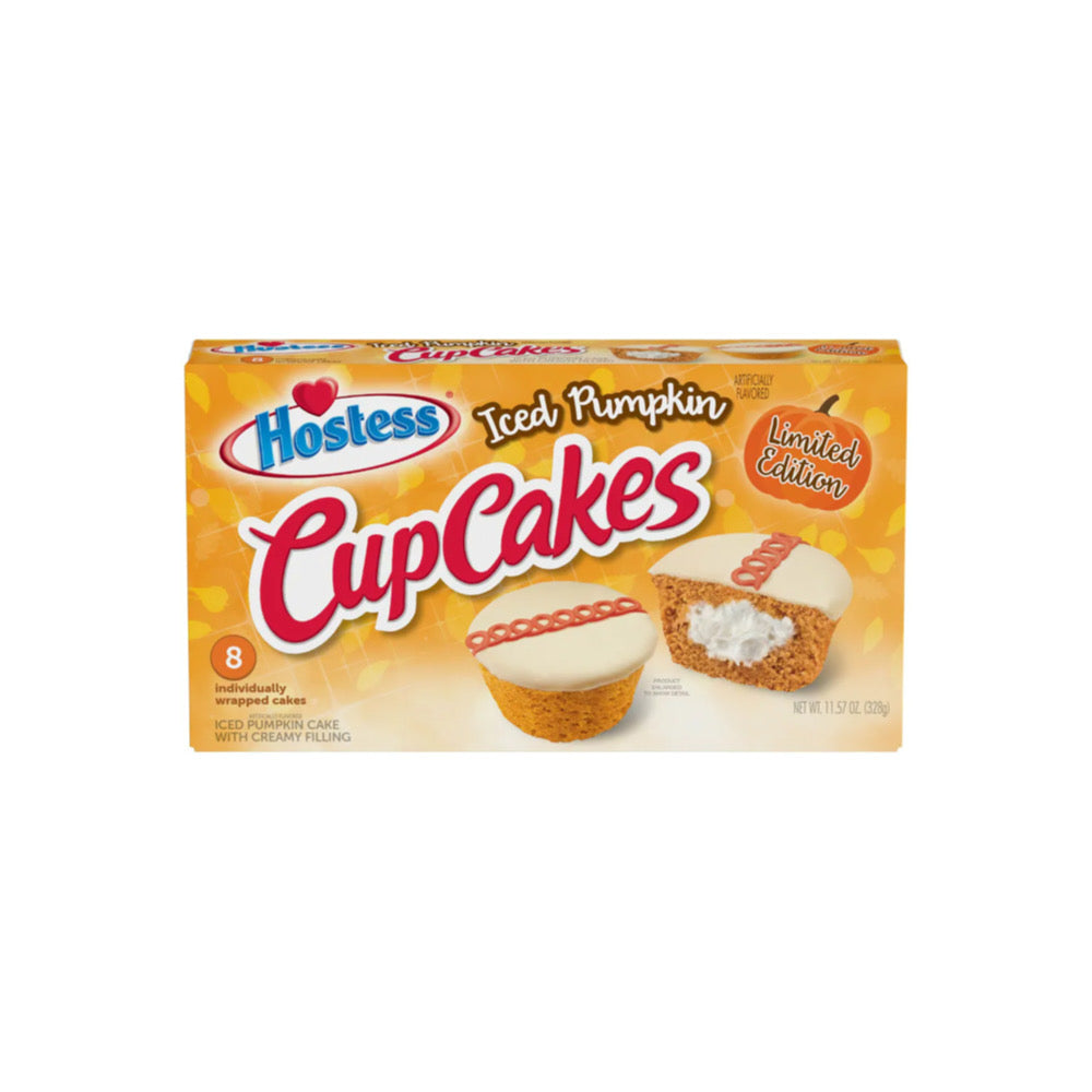 Hostess Limited Edition Iced Pumpkin Cupcakes 8-Pack (328g) - America