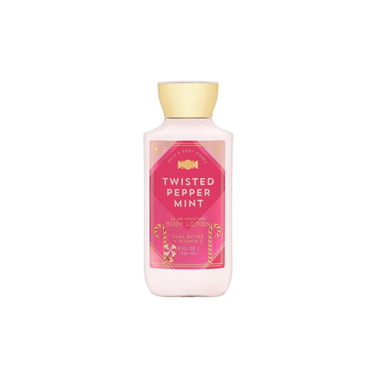 Bath & Body Works Twisted Peppermint 24 Hour Moisture Body Lotion (236ml) - America