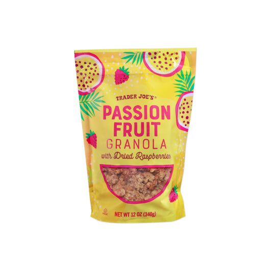 Trader Joe’s Passion Fruit Granola with Dried Raspberries (340g) - America