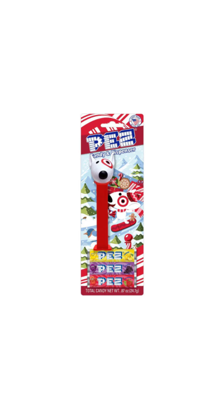 PEZ Target Bullseye Dog Candy & Dispenser (24g) - America