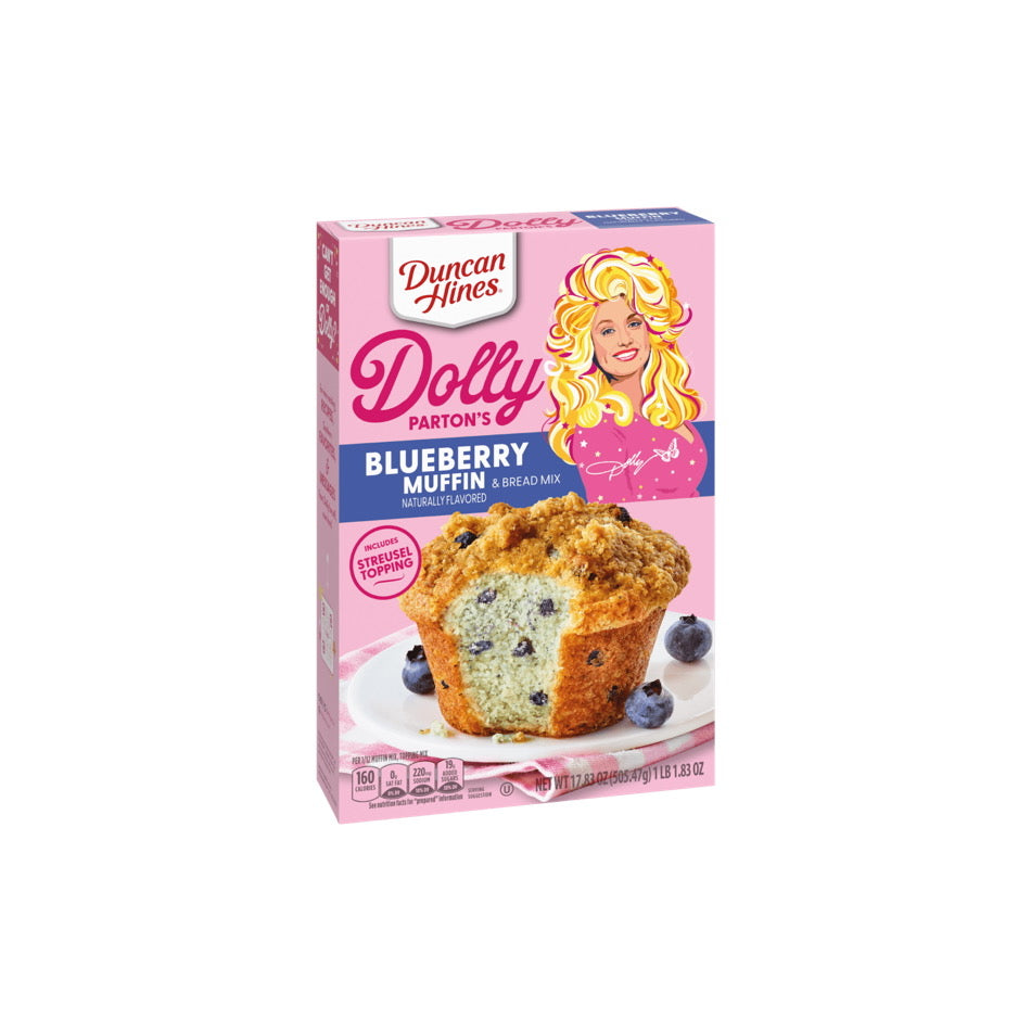 Duncan Hines Dolly Parton Blueberry Muffin Mix (505g) - America