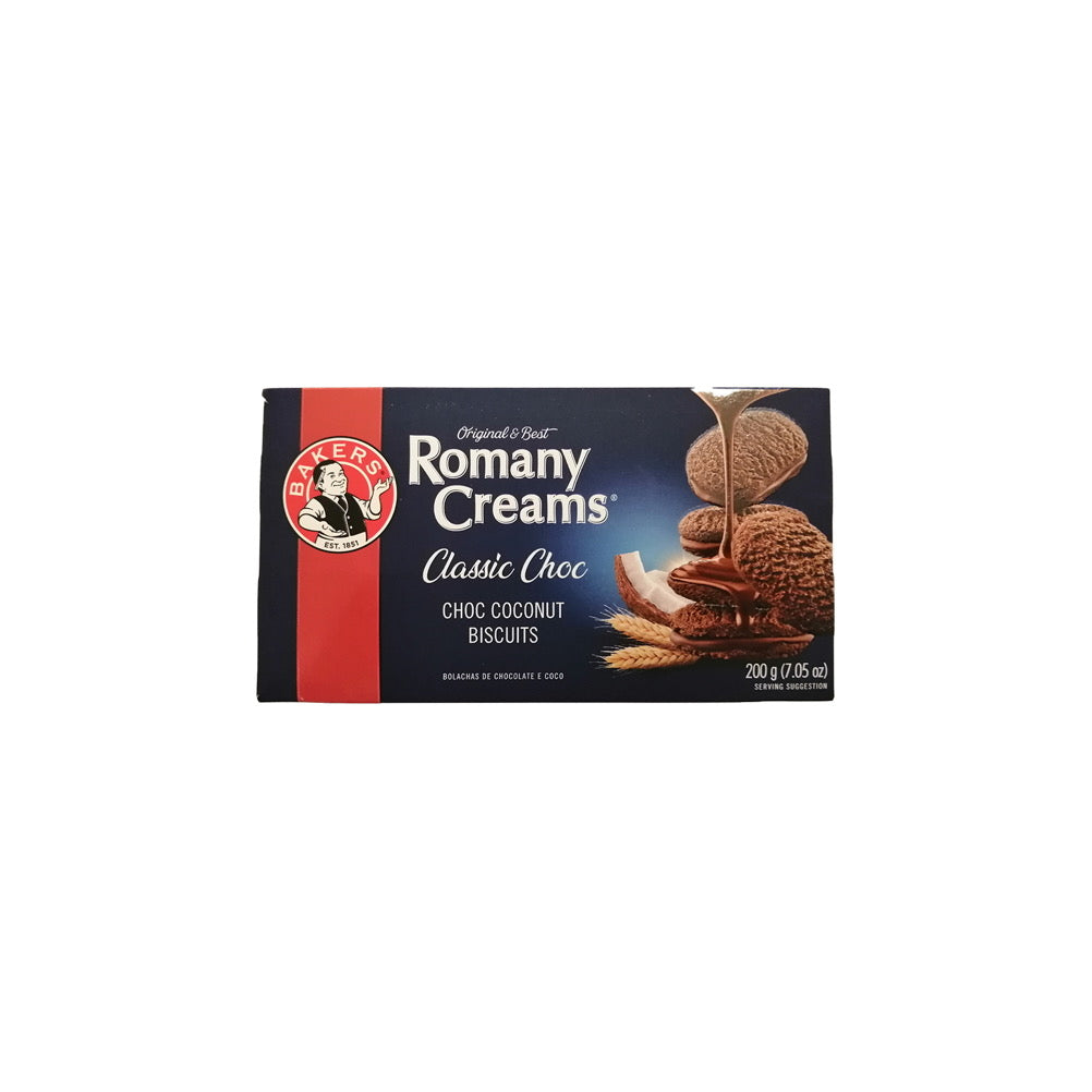 Romany Creams Classic Choc Coconut Biscuits 200g - South Africa