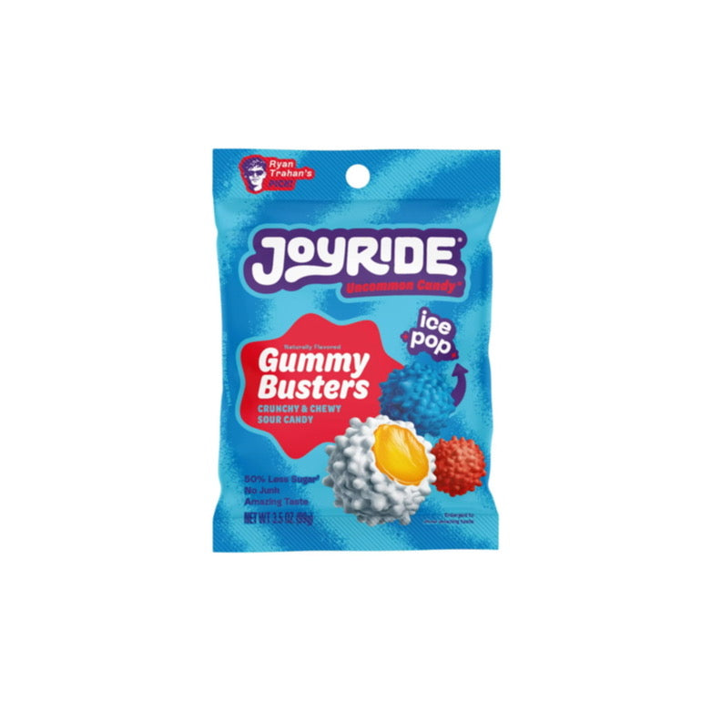 Joyride Ice Pop Crunchy Gummy Busters (99g) - America