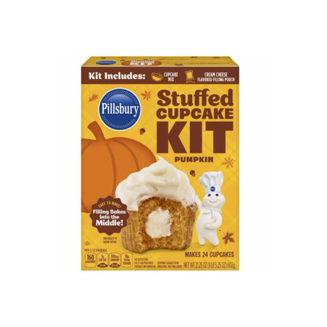 Pillsbury Halloween Pumpkin Stuffed Cupcake Kit (602g) - America