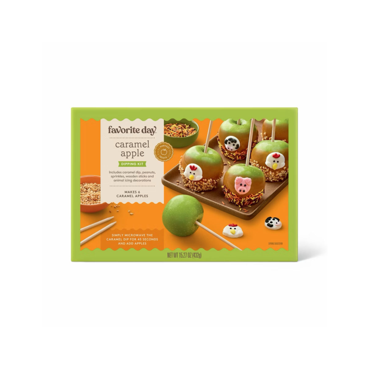 Favorite Day Halloween Caramel Apple Dipping Kit (432g) - America