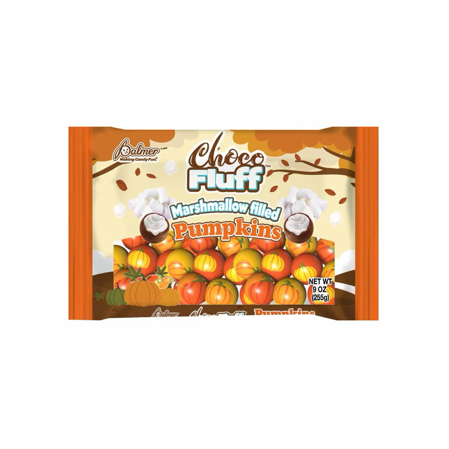 Palmer Choco Fluff Halloween Marshmallow Filled Pumpkins (255g) - America