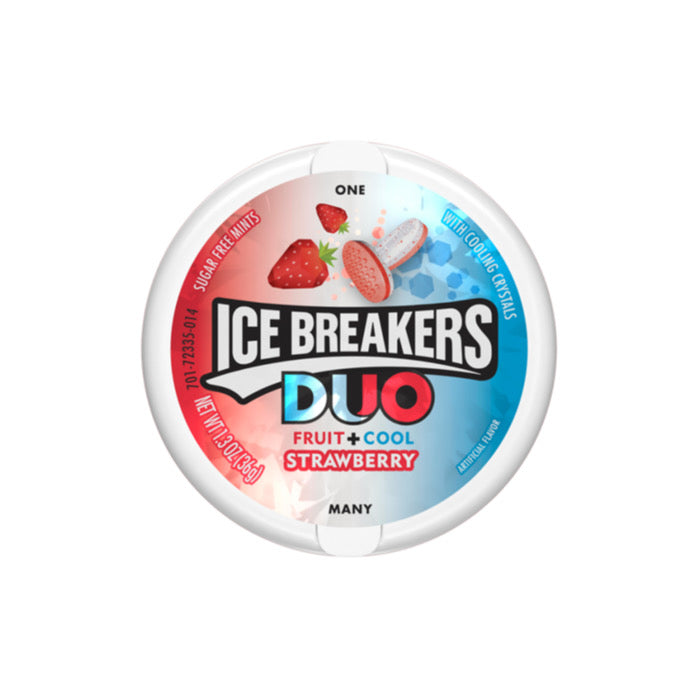 Ice Breakers Duo Fruit + Cool Strawberry Mints (36g) - America