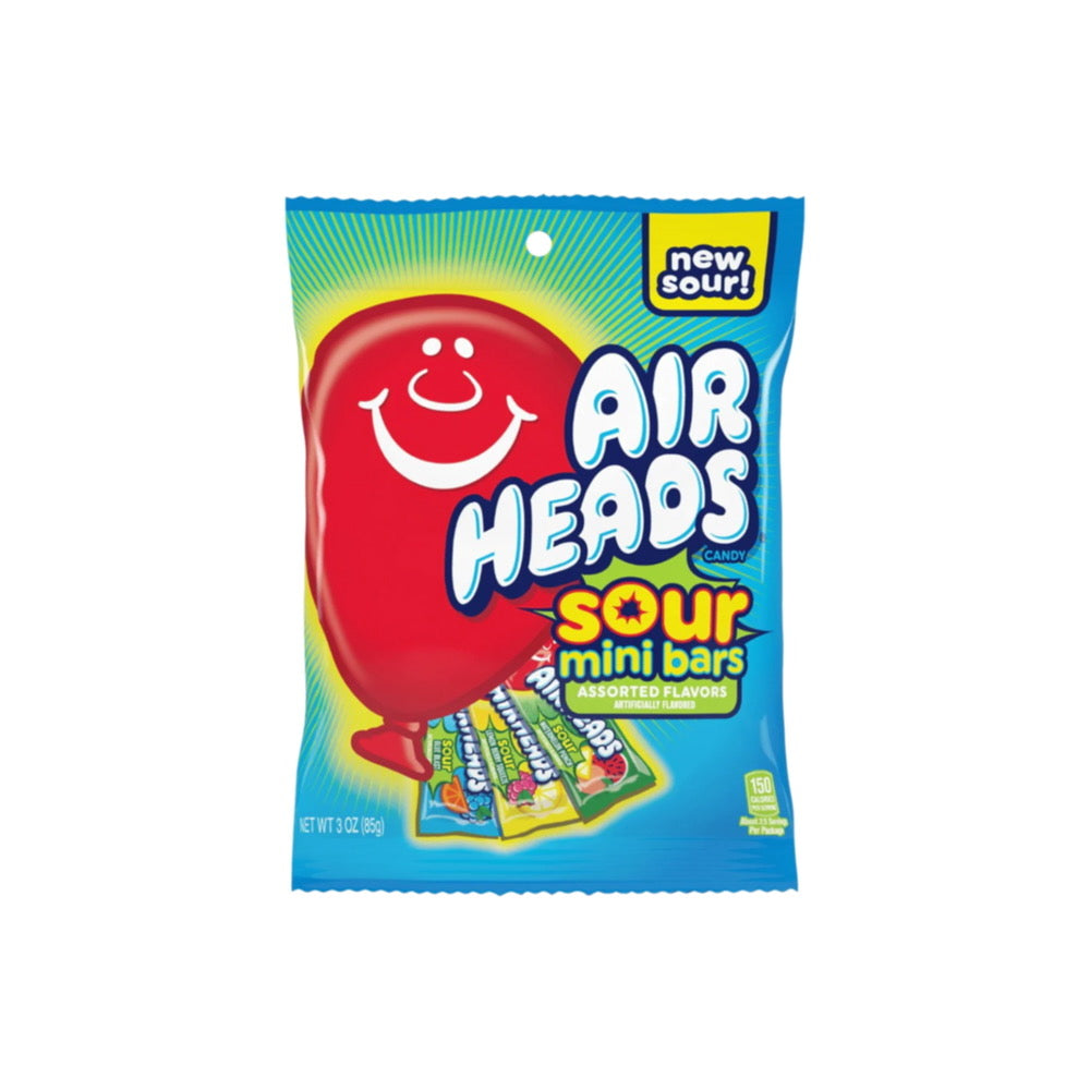 Airheads Sour Mini Bars Peg Bag (85g) - America