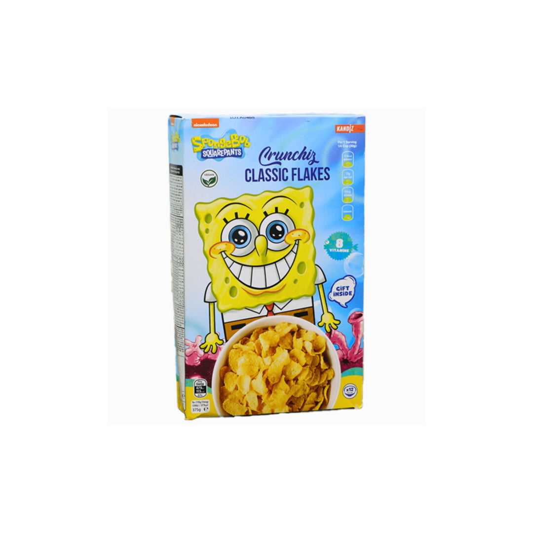Spongebob Crunchiz Classic Flakes Cereal (375g) - Turkey