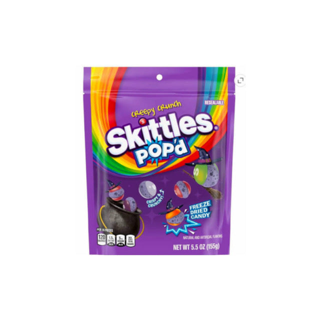 Skittles Pop’d Creepy Crunch (155g) - America