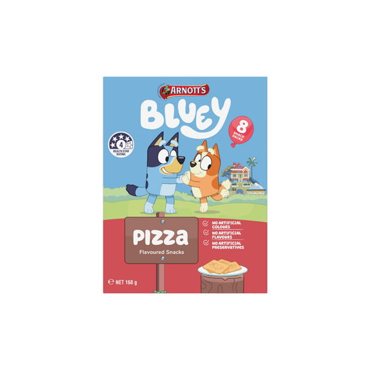 Arnott’s Bluey Pizza Biscuits 8-Pack (168g) - Australia