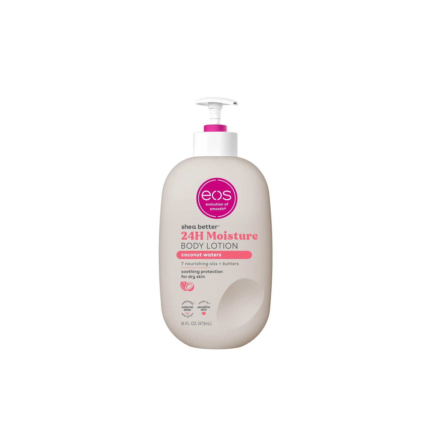 EOS Shea Better 24H Moisture Coconut Waters Body Lotion (473ml) - America