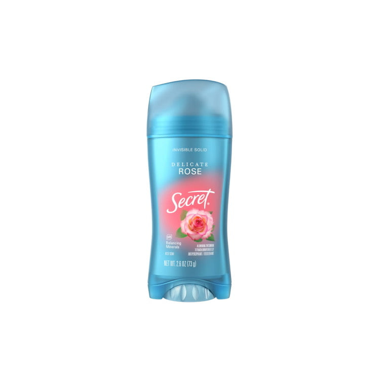 Secret Delicate Rose 72hr Breathable Odor Protection Invisible Solid Deodorant (73g) - America