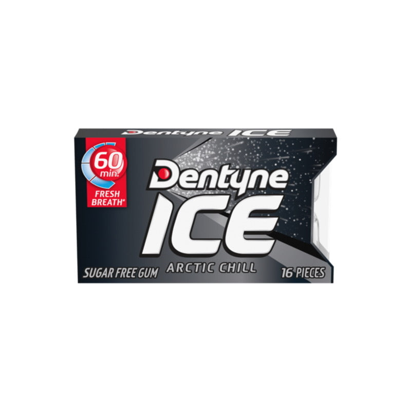 Dentyne ICE Arctic Chill Sugar Free Gum 16-Pieces - America BB- 07/01/25