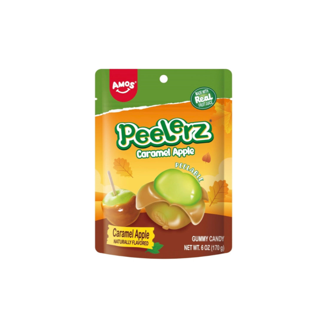 Amos Peelerz Halloween Gummy Caramel Apple (170g) - America