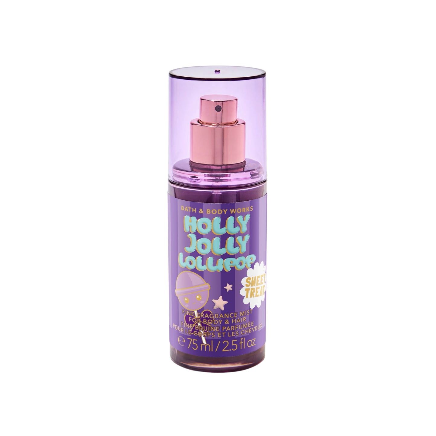 Bath & Body Works Holly Jolly Lollipop Fine Fragrance Mist (75ml) - America