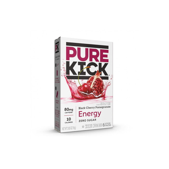Pure Kick Energy Black Cherry Pomegranate Drink Mix 6-Pack (18g) - America