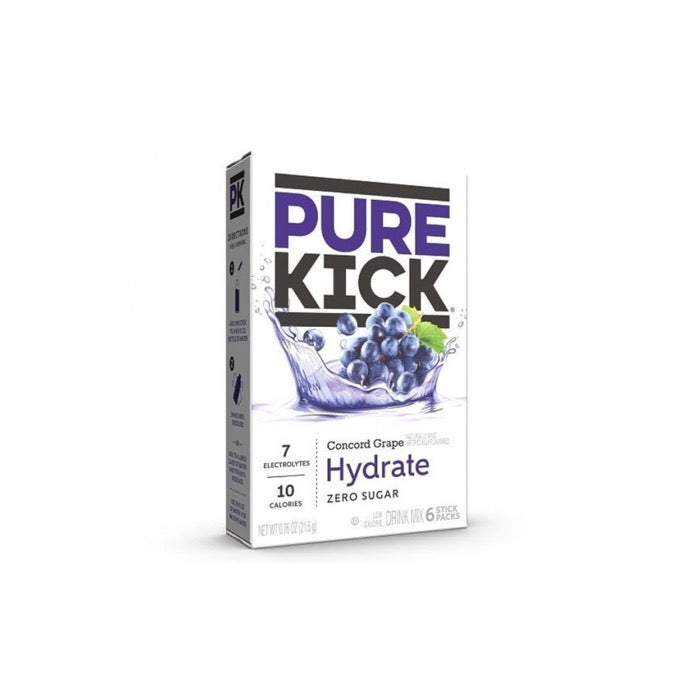 Pure Kick Energy Drink Mix Concord Grape 6-Pack (19g) - America