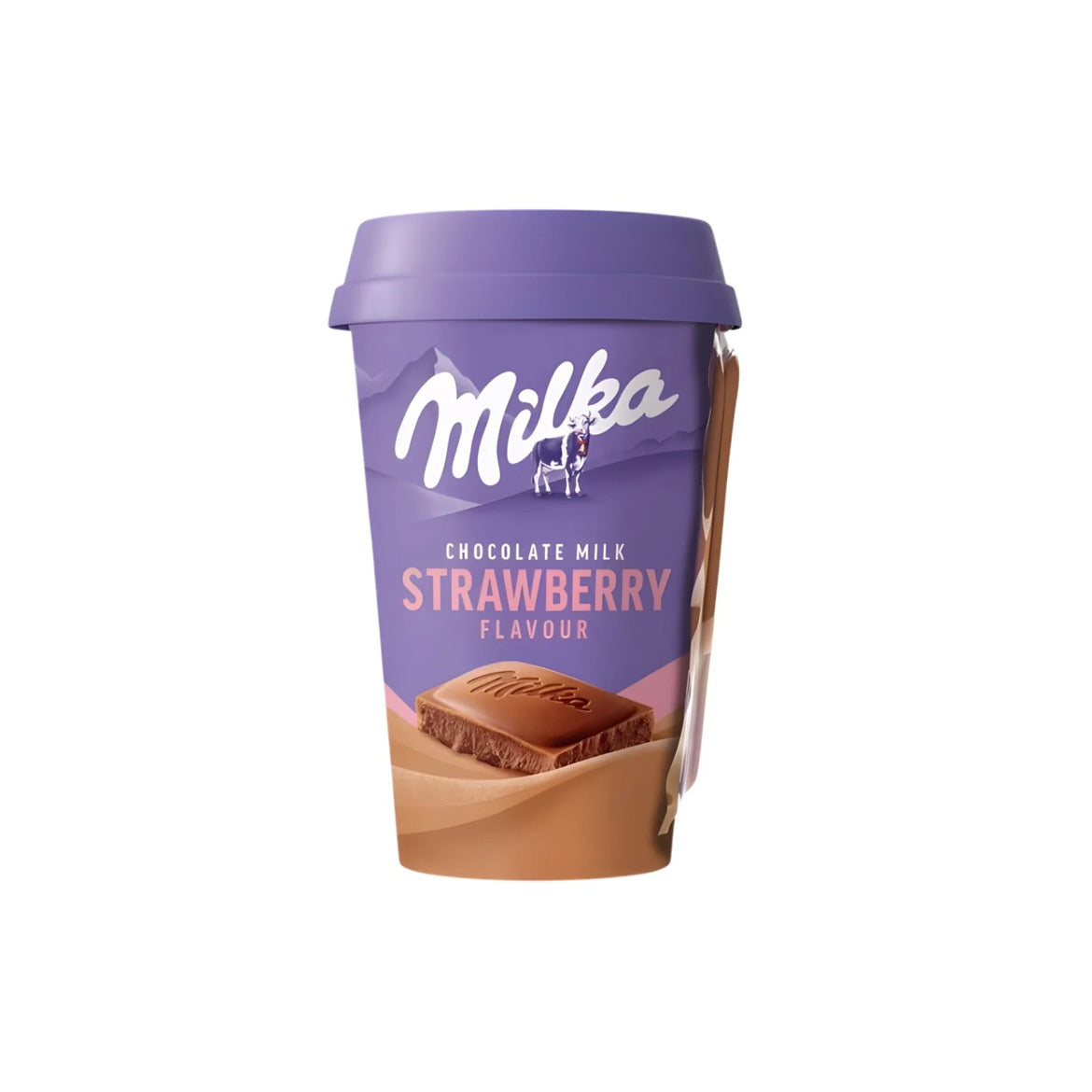 Milka Strawberry Chocolate Milk Cup (220ml) - Poland