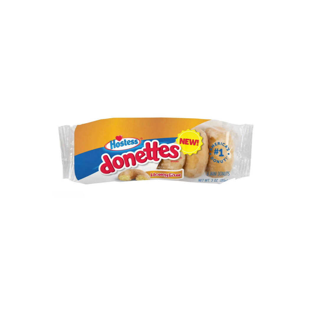 Hostess Honey Bun Donettes Mini Donuts 6-Pack (85g) - America