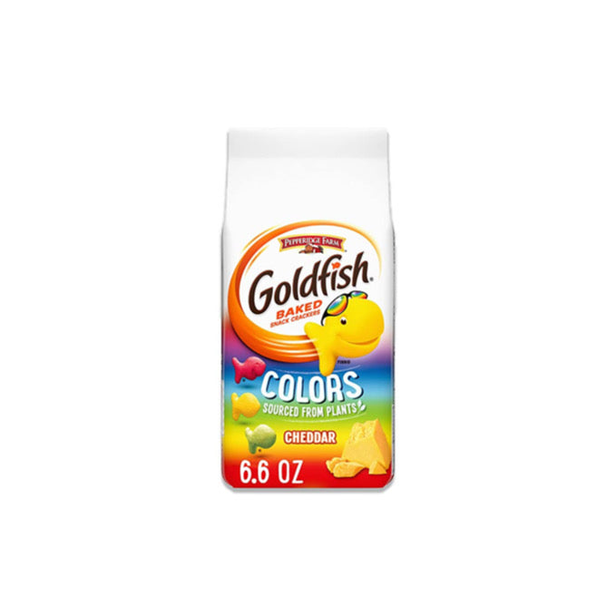 Pepperidge Farm Goldfish Colors Cheddar Baked Snack Crackers (187g) - America