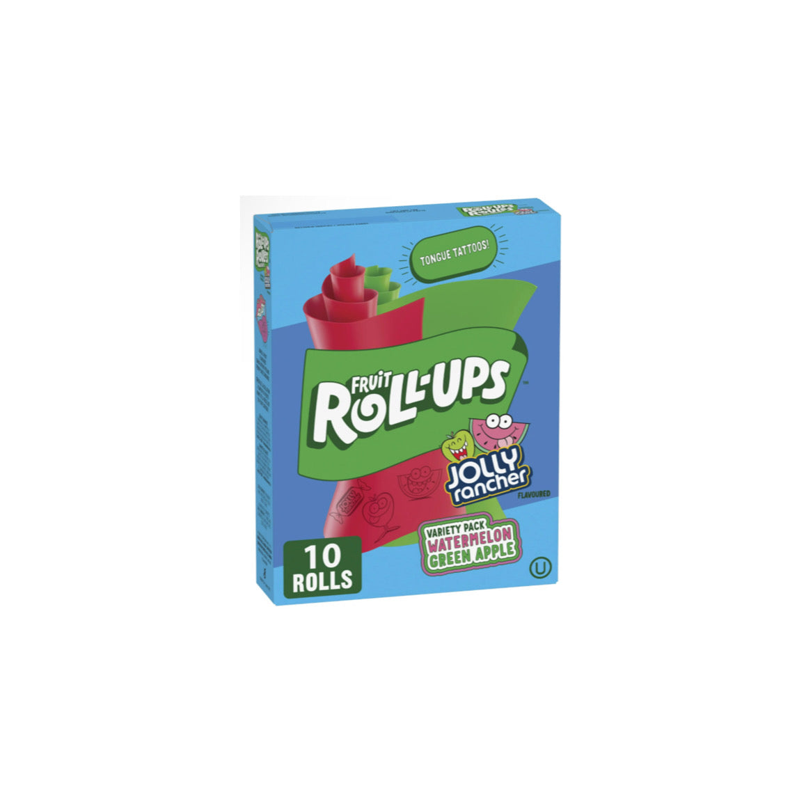 Betty Crocker Fruit Roll-Ups Jolly Rancher 10-Pack (141g) - America