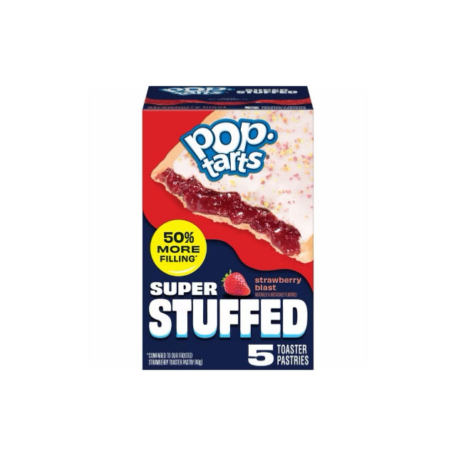 Pop Tarts Super Stuffed Strawberry Blast Toaster Pastries 5-Pack (310g) - America