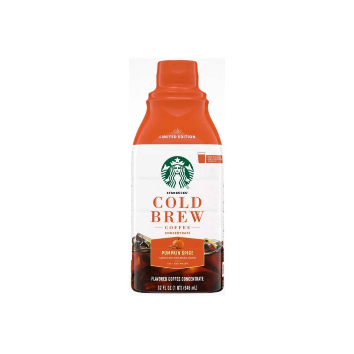 Starbucks Cold Brew Pumpkin Spice Coffee Concentrate (946ml) - America