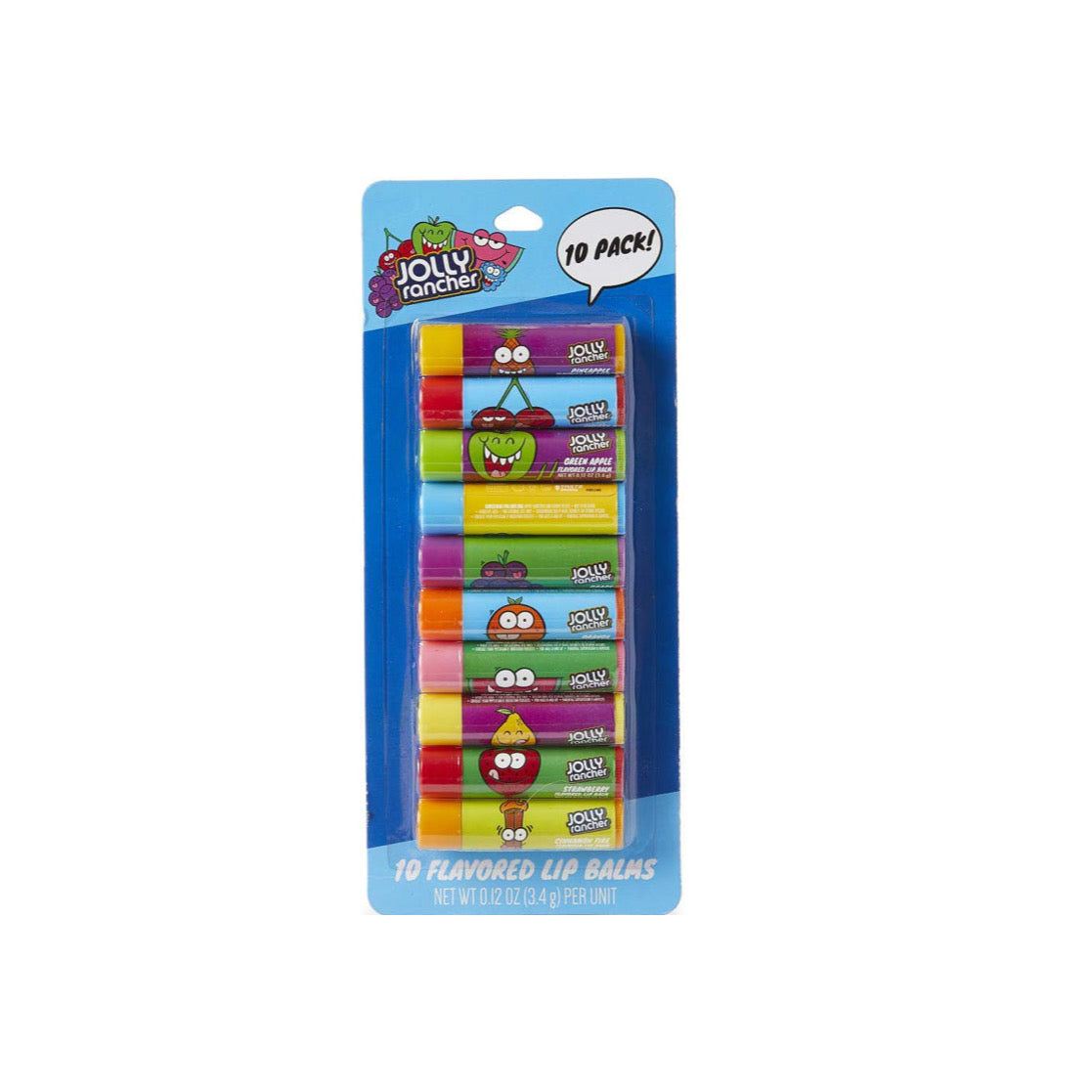 Taste Beauty Jolly Rancher Lip Balms 10-Pack (34g) - America