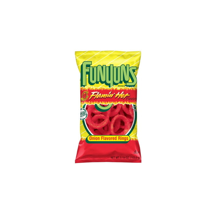 Funyuns Flamin Hot Onion Rings Large Bag (161g) - America