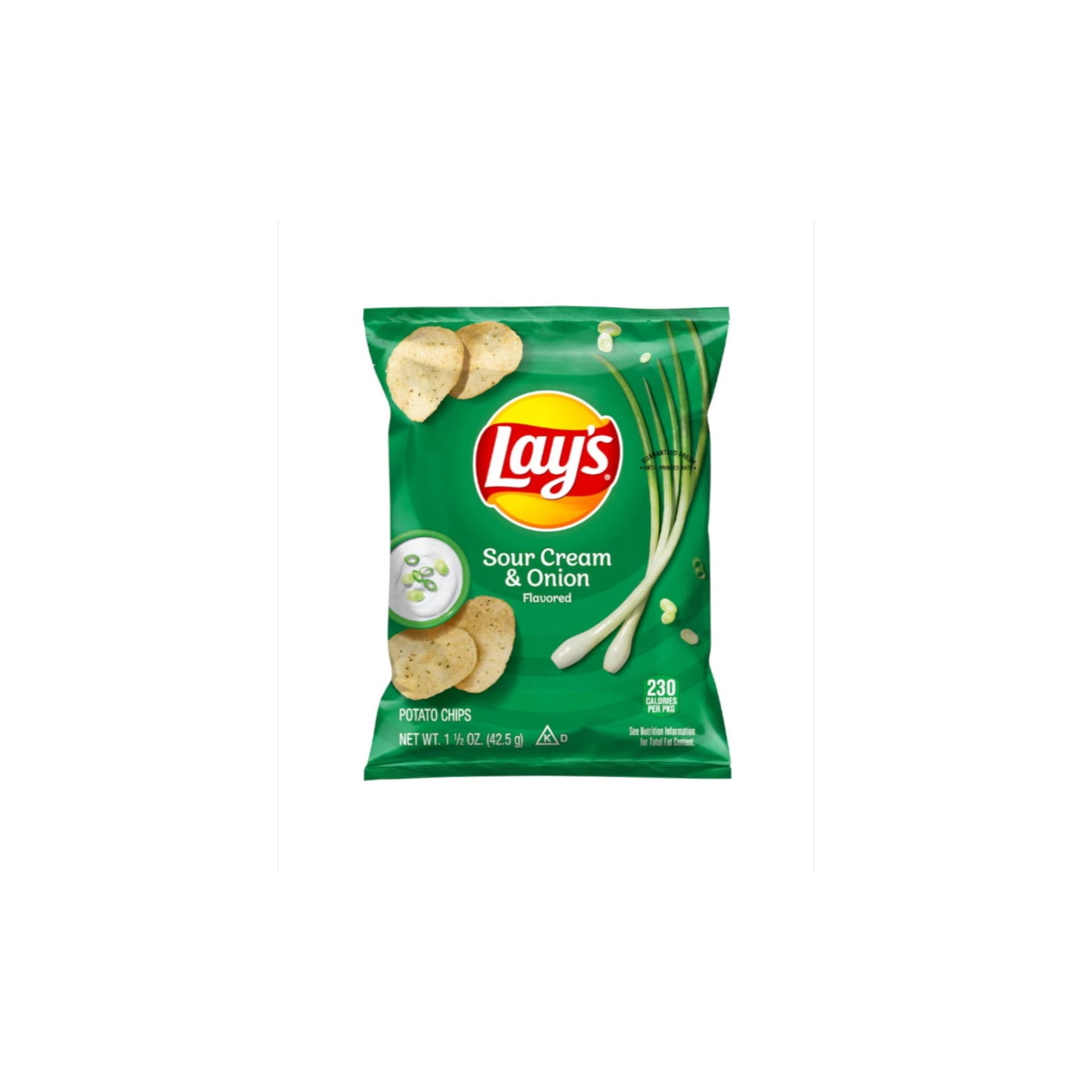 Lay’s Sour Cream and Onion Potato Chips (42g) - America
