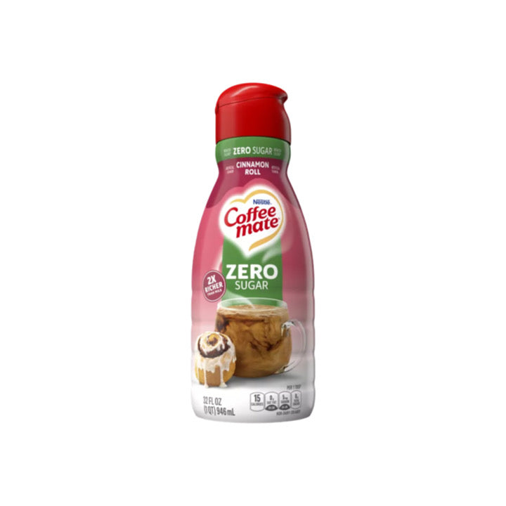 Coffee Mate Zero Sugar Cinnamon Roll Creamer (946ml) - America