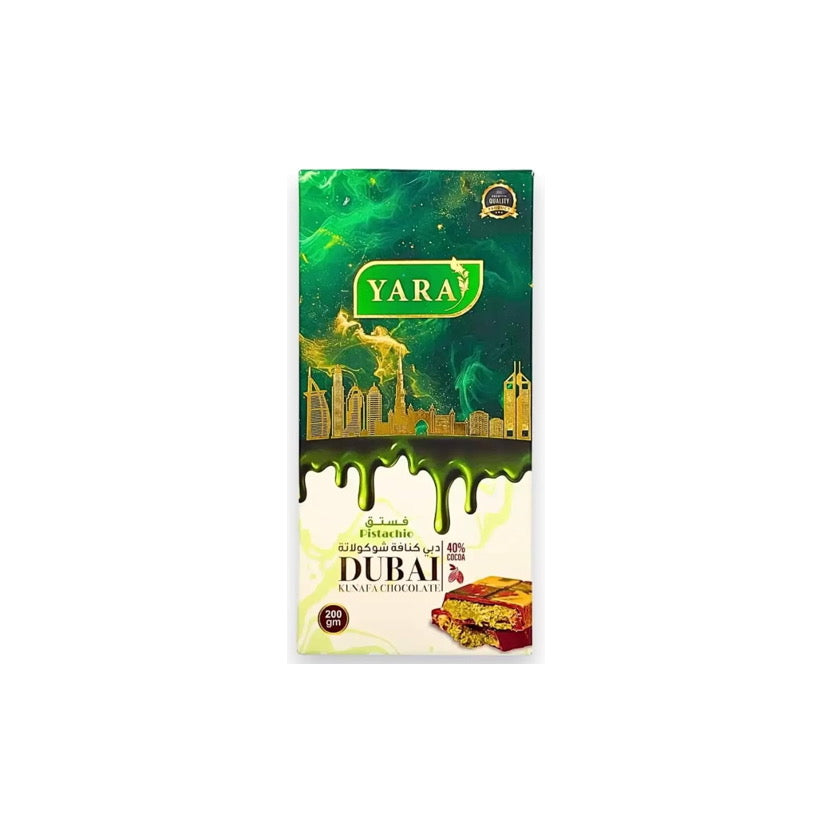 Yara Dubai Bar Pistachio Kunafa (200g) - Dubai