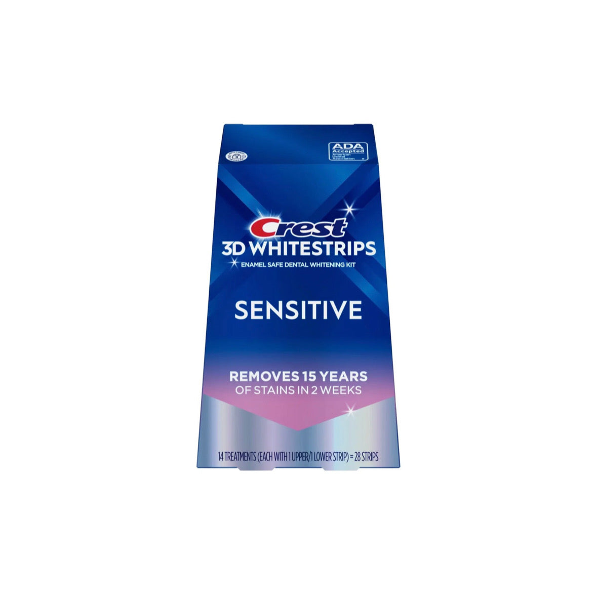 Crest 3D White Strips Sensitive 28 Stripes - America