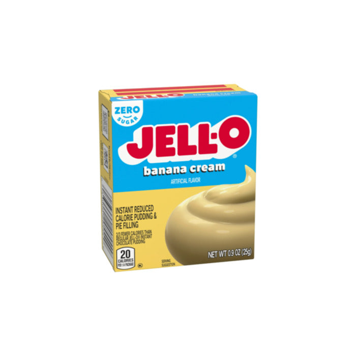 Jell-O Zero Sugar Banana Cream Pudding Mix (25g) - America