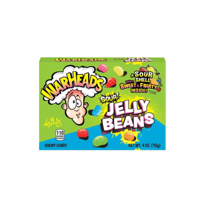 Warheads Sour Jelly Beans Theatre Box (113g) - America