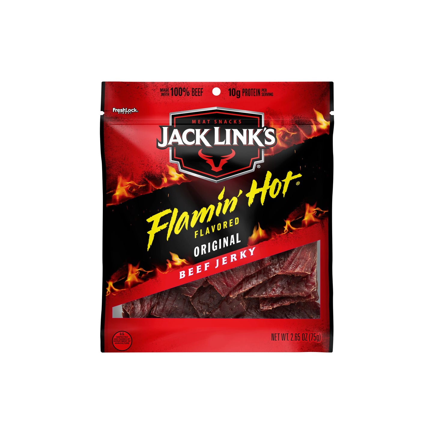 Jack Links Flamin Hot Original Beef Jerky (75g) - America