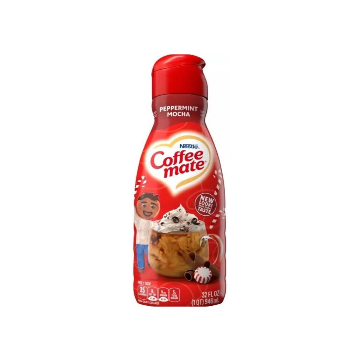 Coffee Mate Peppermint Mocha Creamer (946ml) - America