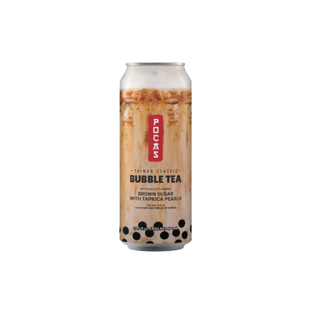Pocas Popping Boba Brown Sugar with Tapioca Pearls (490ml) - Taiwan