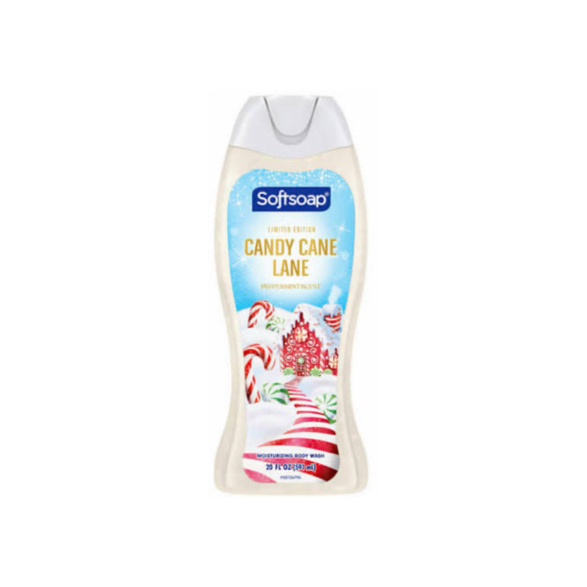 Softsoap Limited Edition Candy Cane Lane Peppermint Body Wash (591ml) - America