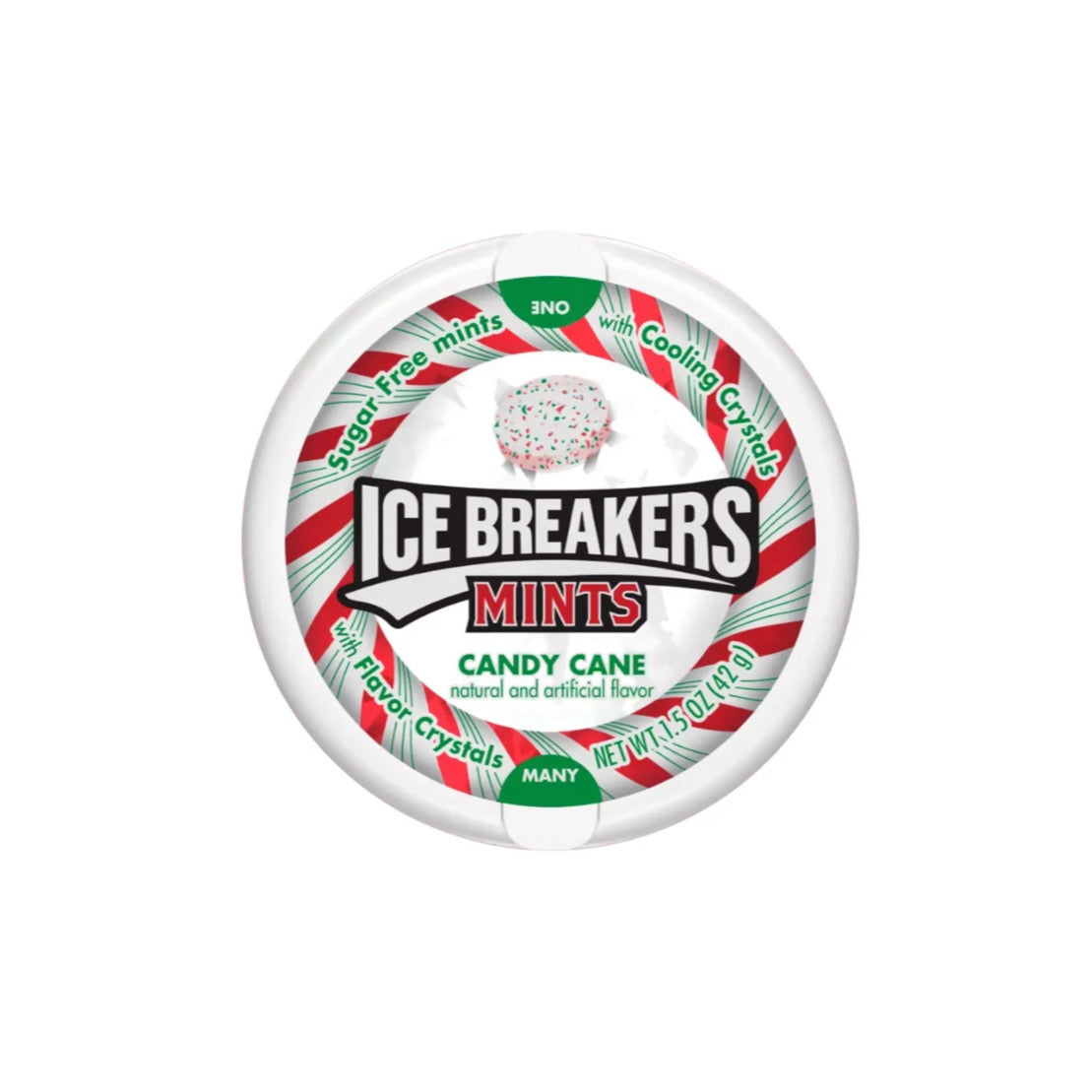 Christmas Ice Breakers Mints Candy Cane (42g) - America